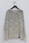 SWAYING/KNIT V-neck floating jumper SW23AW1T47 off-white